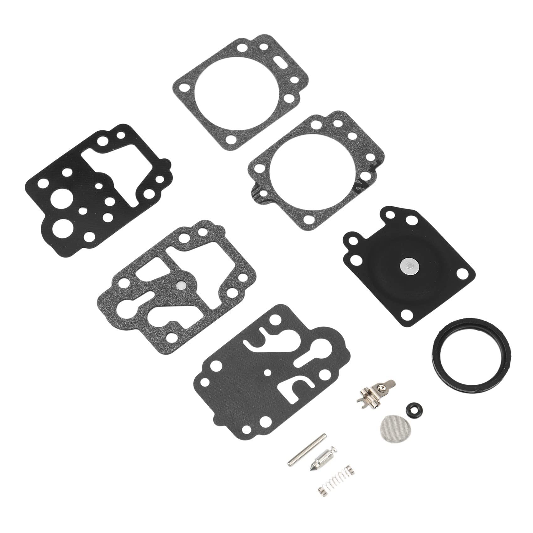10 Kit D'Aiguille de Joint de Reconstruction de RéParation de Carburateur pour Tondeuse Walbro K20-WYJ Echo Husqvarna Toro Ryobi Honda Homelite