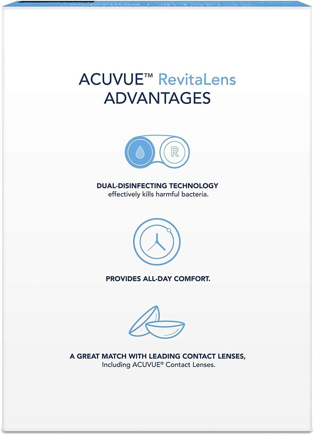 ACUVUE RevitaLens Multi-Purpose Disinfecting Solution 10 oz (Pack of 2)