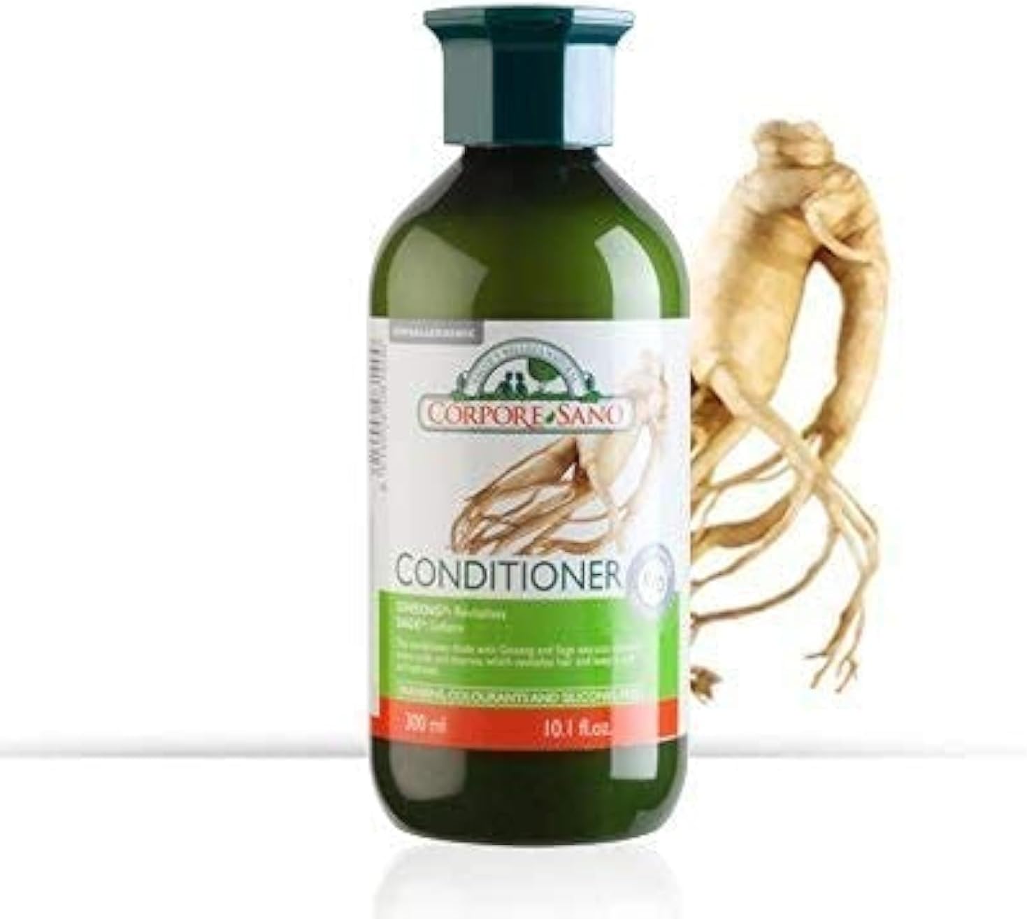 GINSENG & SAGE Conditioner-HYPOALLERGENIC-CERTIFIED ORGANIC-NO PARABENS-300 ml/10.1 fl oz