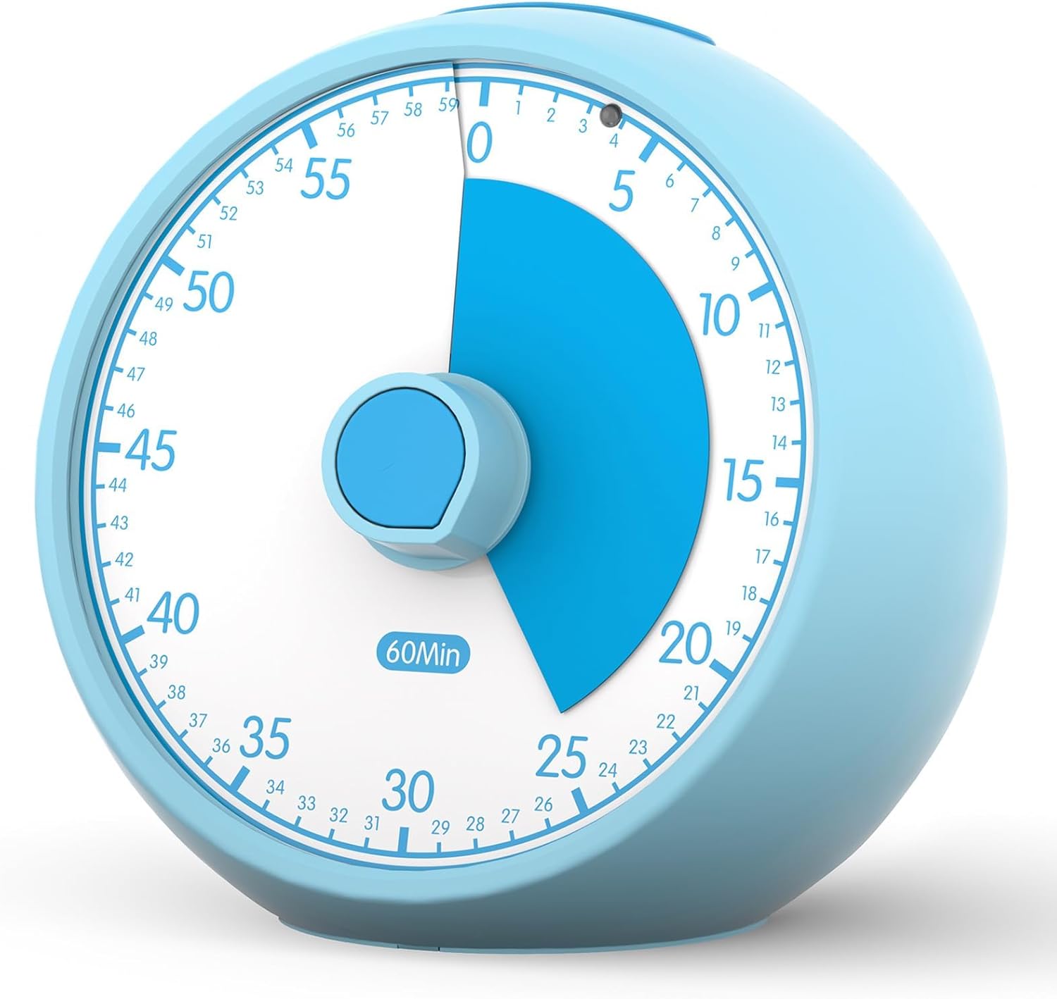 Visual Timer for Kids 60-Minute - Countdown Timer with Optional Alarm, Focus Tool for ADHD & Autism, Time Management for Homework, Chores, Office, Kitchen, Teaching & Study Routines (Pink)