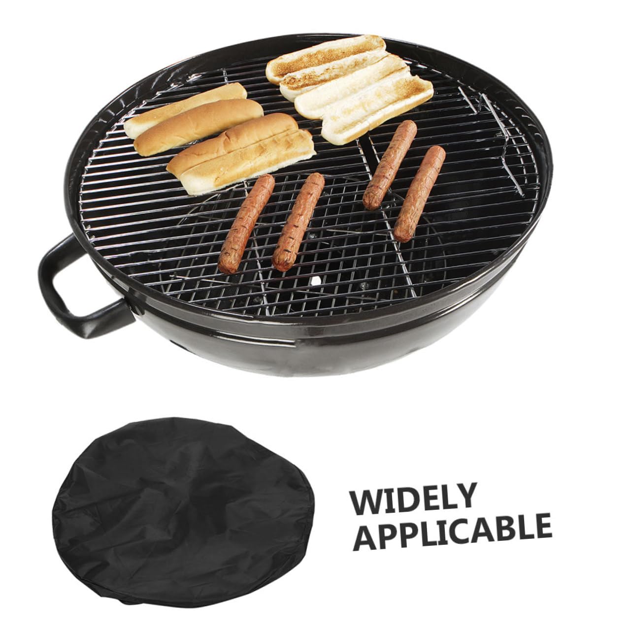 iplusmile 4 Pezzi Copertura Barbecue Esterno Oxford e Resistente per Grigliate Design con Protezione Sole