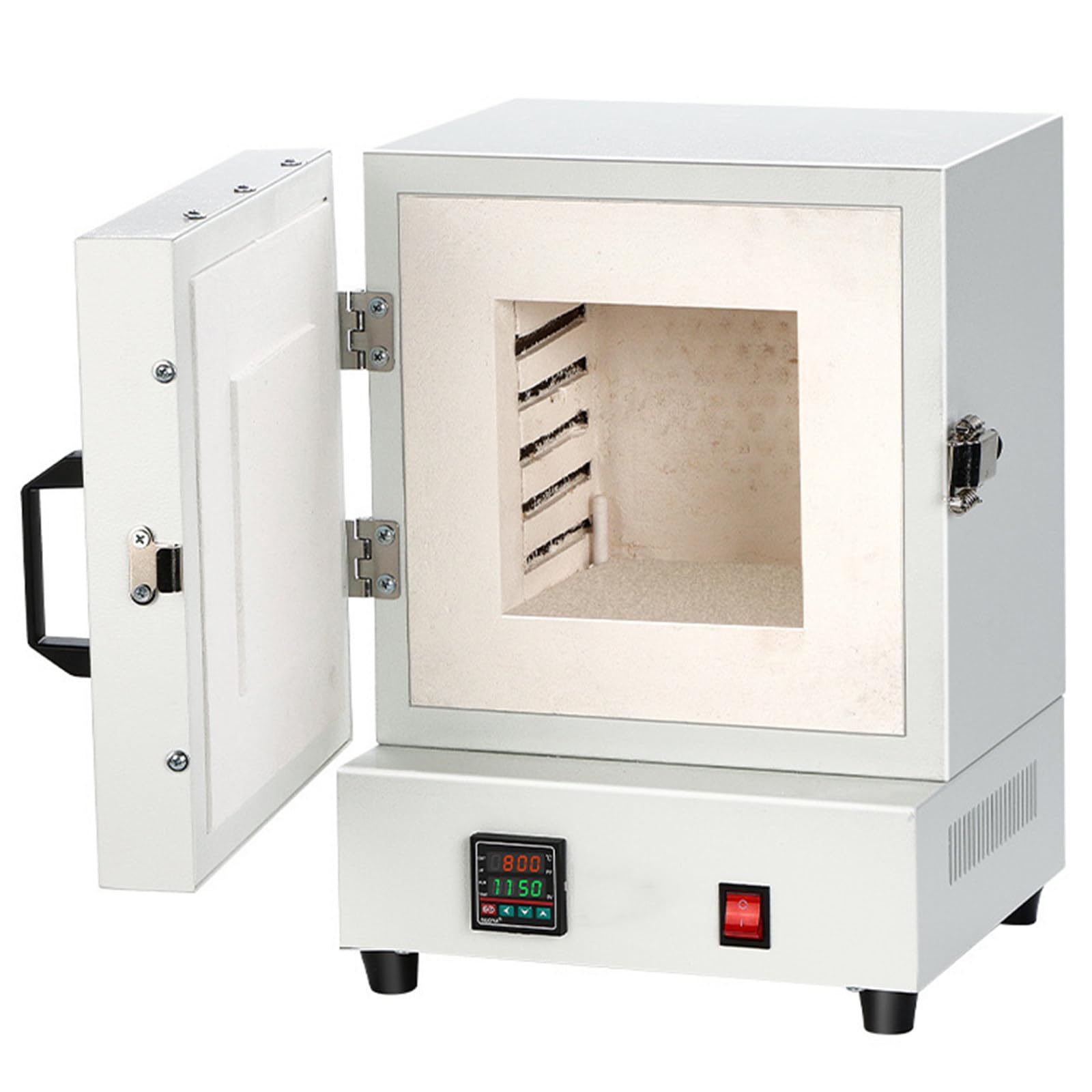 Ptatritious Multicolor 2000W Enclosed Muffle Furnace, Electric Ceramic Laboratory Muffle Furnace, Electric Kiln For Jewelry Making, Metal Casting, Pottery Glazing, Maximum Temperature 1150℃