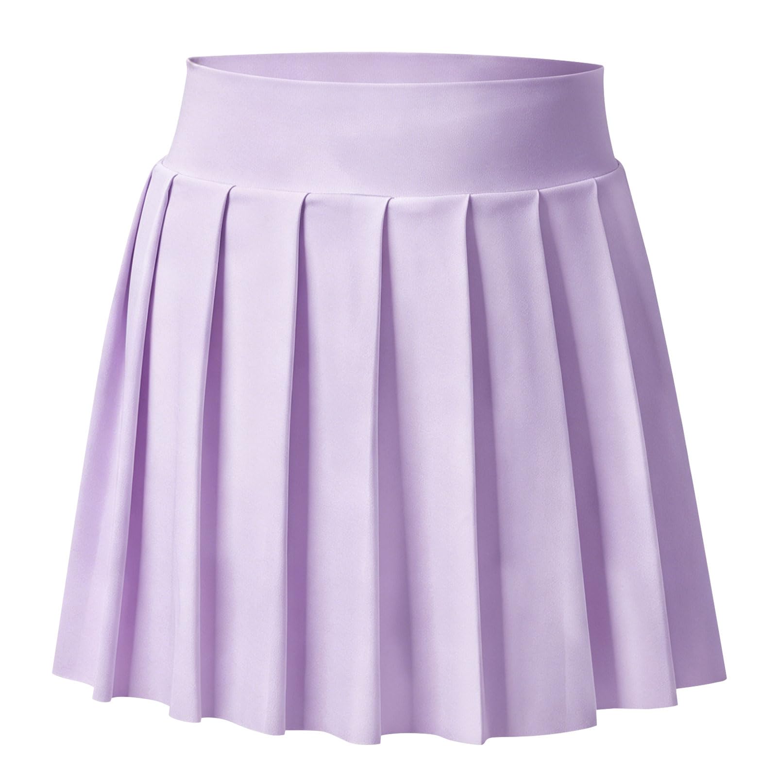 Bezioner Girls Tennis Skirt A-Line Pleated Skirt with Shorts Pocket Uniform Skort for Golf Athletic Cheerleading