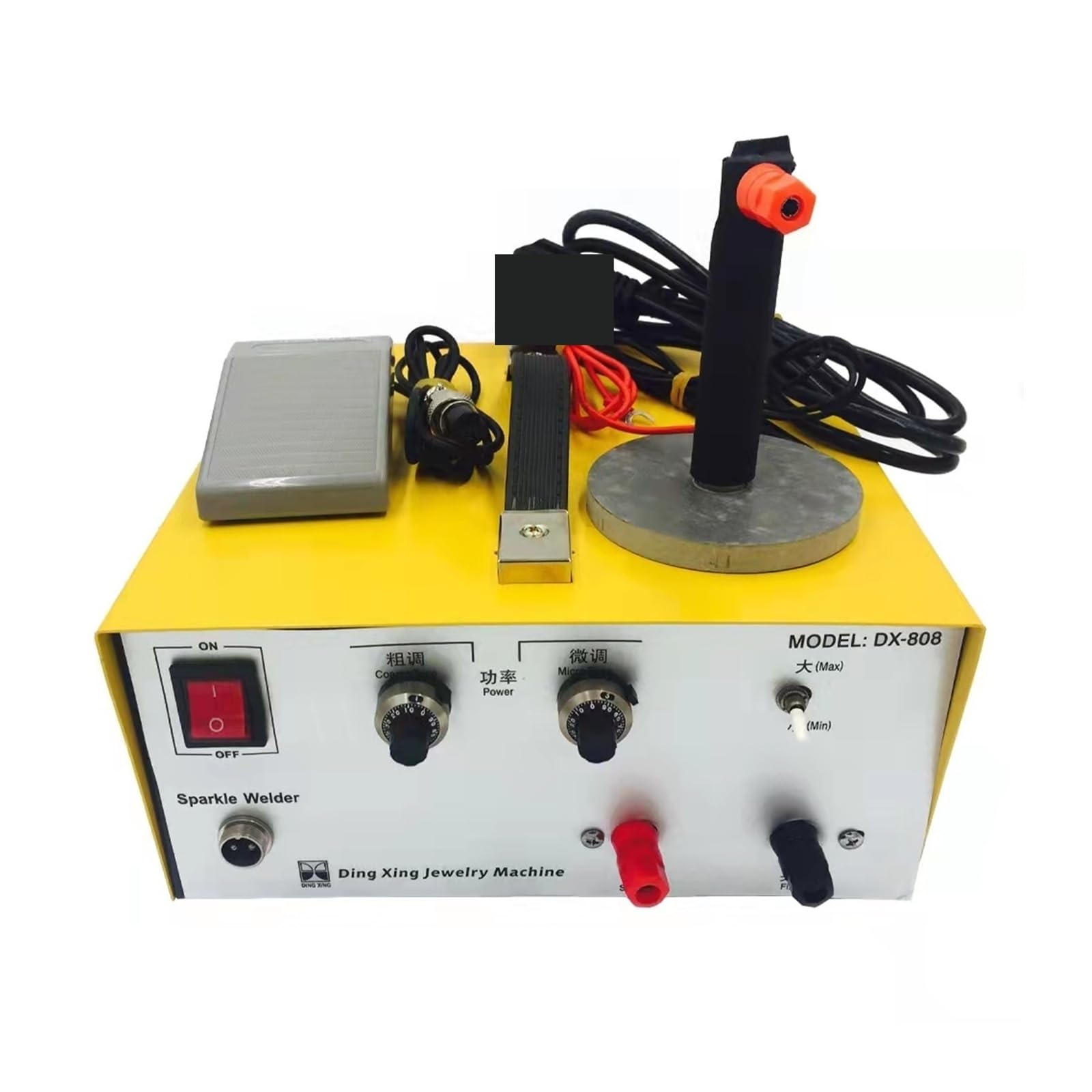 DX-808 Pulse Spot Welder Gold Silver Platinum etc. Spawarka jubilerska + uchwyty do ręcznego spawania punktowego impulsowego Do użytku DIY