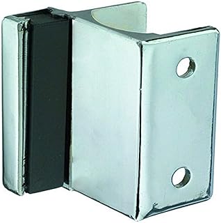Harris Hardware TP5410 Strike & Keeper Die Cast Zamac Bracket for 1-1/4" Thick Pilasters, Chrome Plated