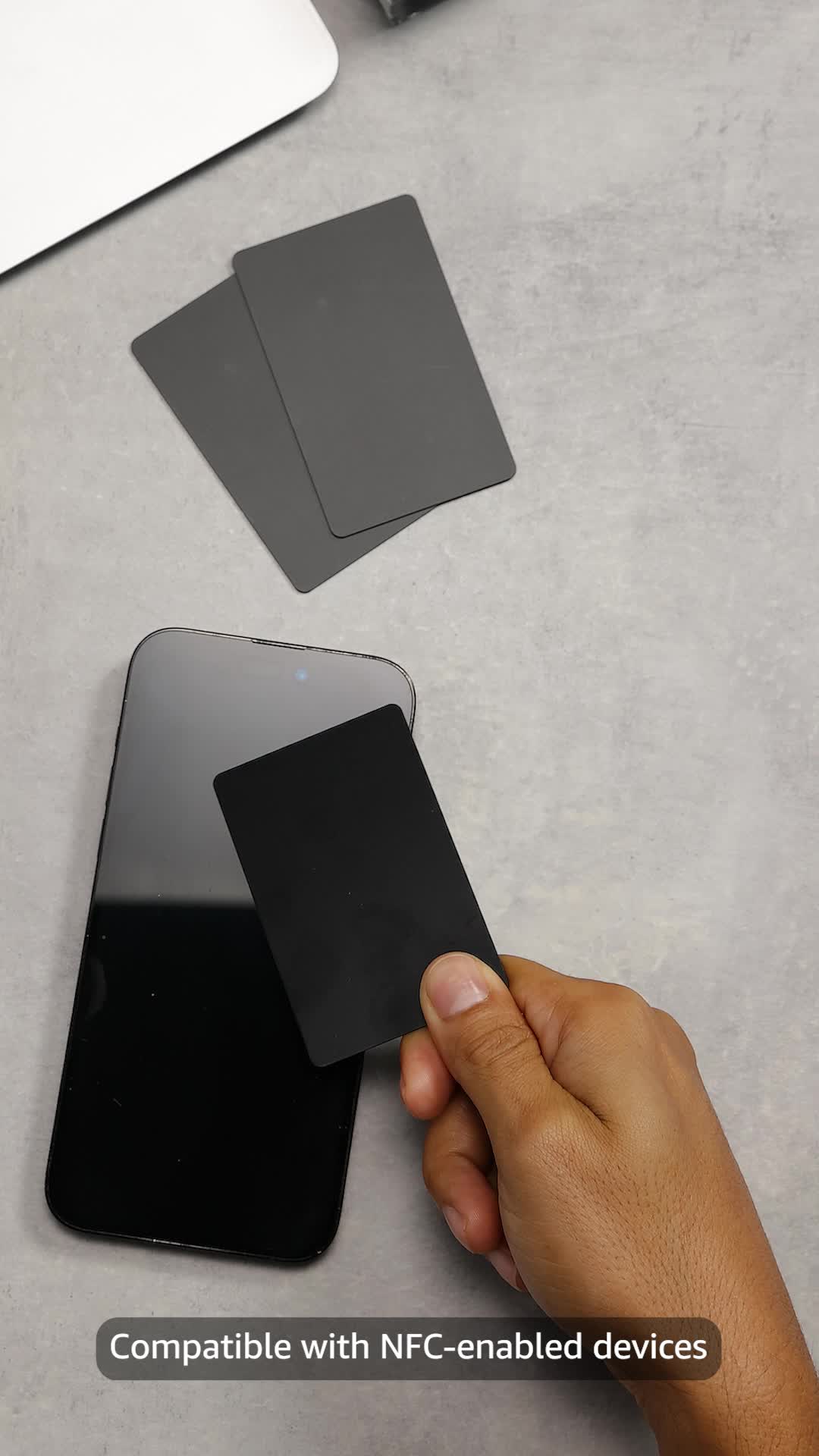 50 tarjetas NFC etiquetas, NFC 215 prograables, etiquetas de PVC
