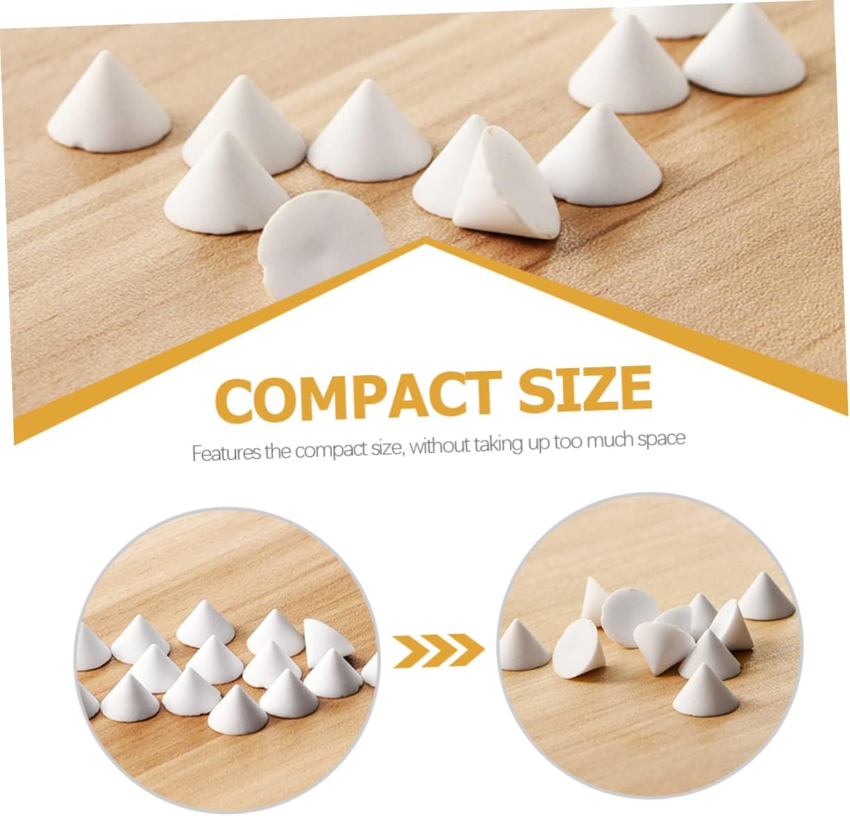 OHPHCALL 20Pcs Refractory Support Nails 0.59In Ceramic Pottery Kiln Nails for Pottery Firing Rack Clay Sculpting Glaze Firing Accessories