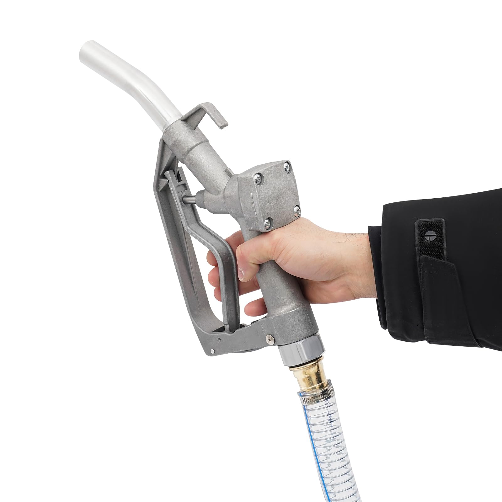 230V Dieselpumpe,550W 2800RPM Selbstansaugend Pumpe mit 60L/min & 5m Saughöhe,Heizölpumpe mit 2m Einlass-/4m Auslassschlauch & manuelle Ölpistole,Ölpumpe für Landwirtschaft Fahrzeuge & Boote