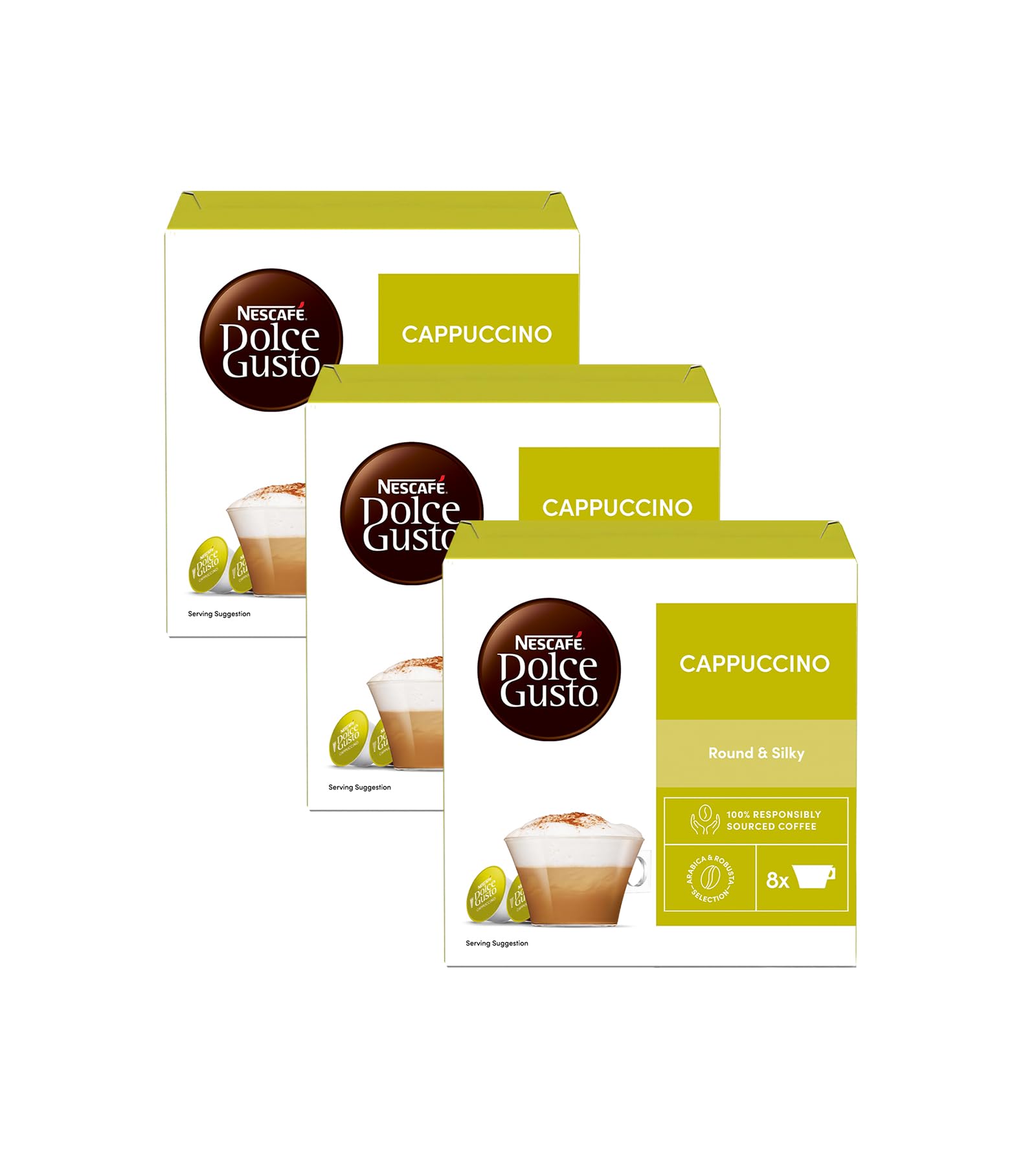 Nescafe Dolce Gusto Cappuccino 48 Kapsül 186.4 Gr x 3