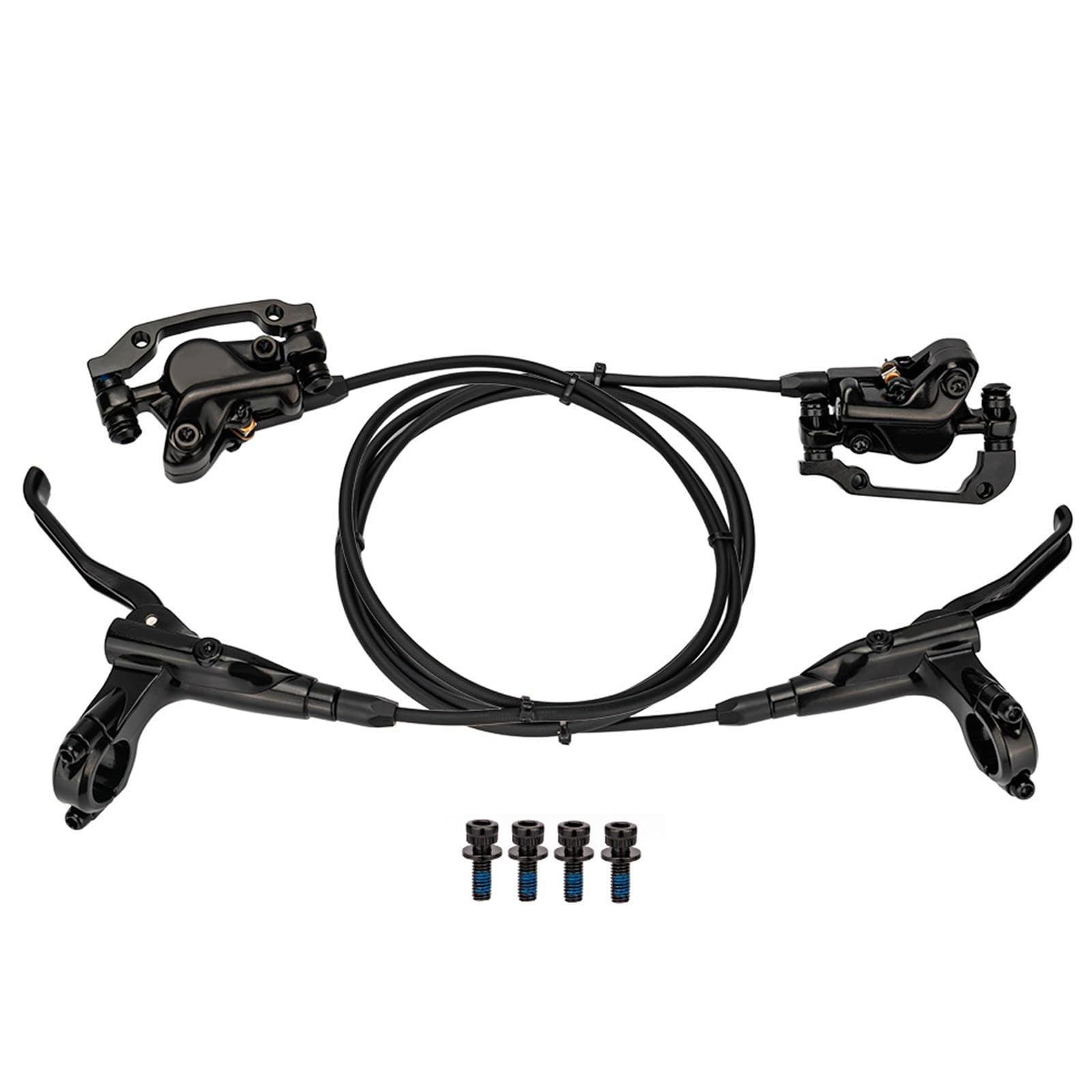 KAHDGSS Efficient Aluminum Hydraulic Brake Mountain Bike Hydraulic Disc Brake Calipers for Cycling Enthusiasts