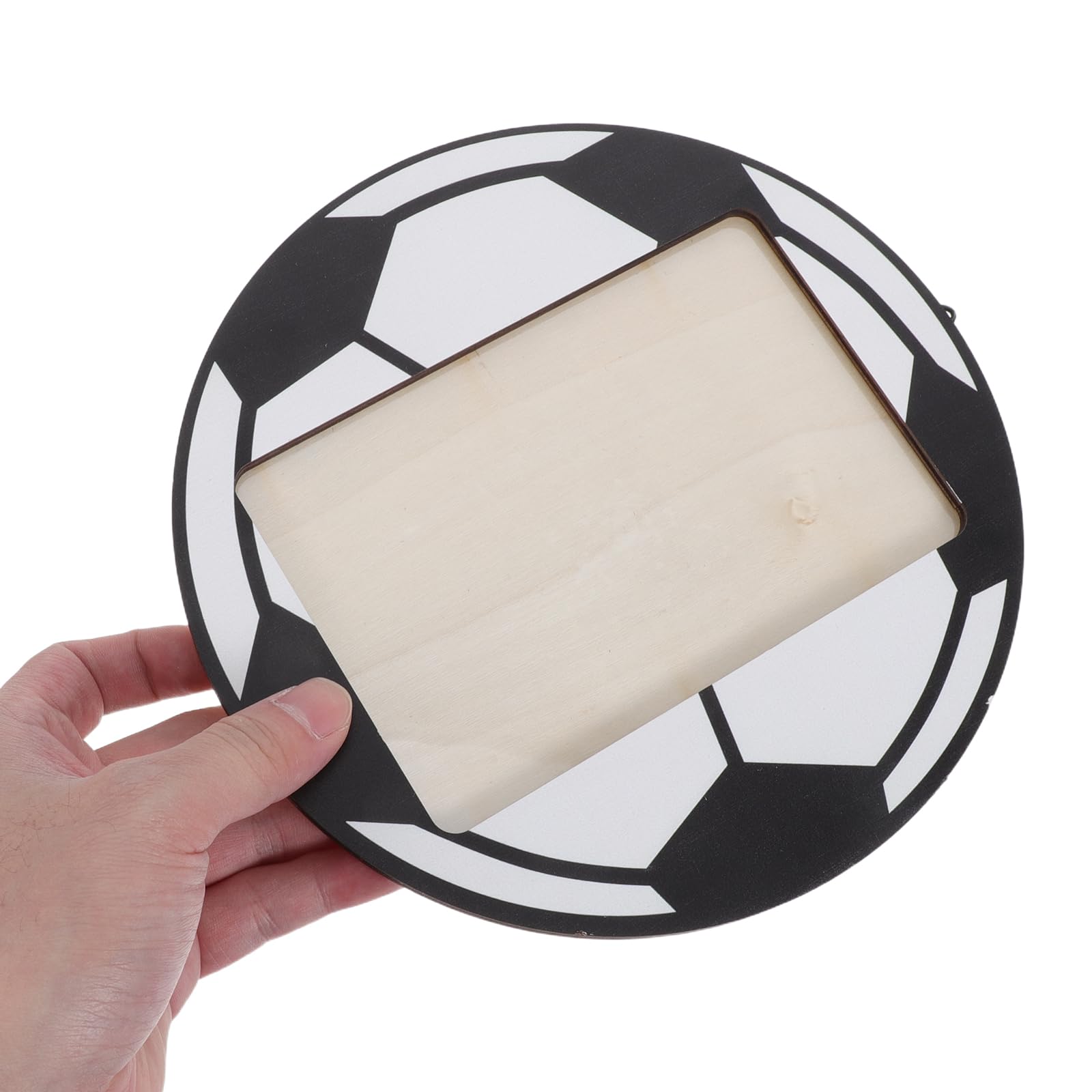 NUOBESTY 6 Piezas Marco de Fotos de Madera Negro para Escritorio y Mesa con Diseño Deportivo Único, Fácil de Limpiar y Mantenimiento Sencillo para Decoración de Fútbol