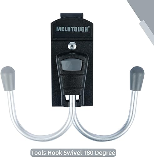 Miniatura 5 de MELOTOUGH Funda de herramientas inalámbrica para taladro, gancho para cinturón de herramientas con clip de metal para cinturón de trabajo (azul +