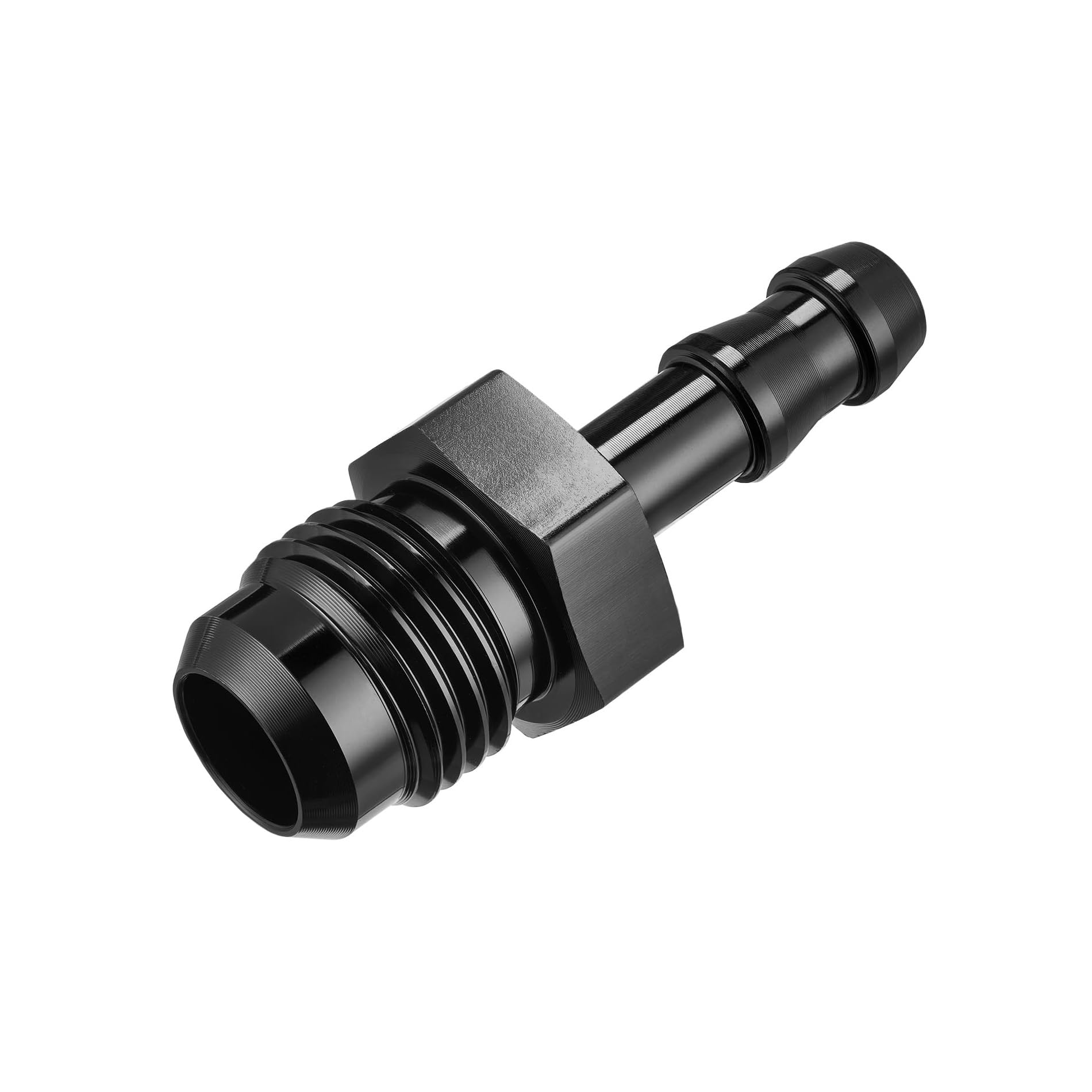 POSENG 4-Pack AN Flare Cap Set – 4AN, 6AN, 8AN, 10AN, 12AN Female Fuel Hose Block-Off Caps (Black)