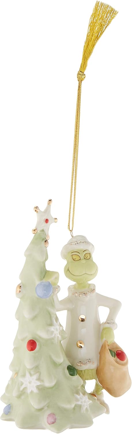 Lenox Greedy Grinch Ornament
