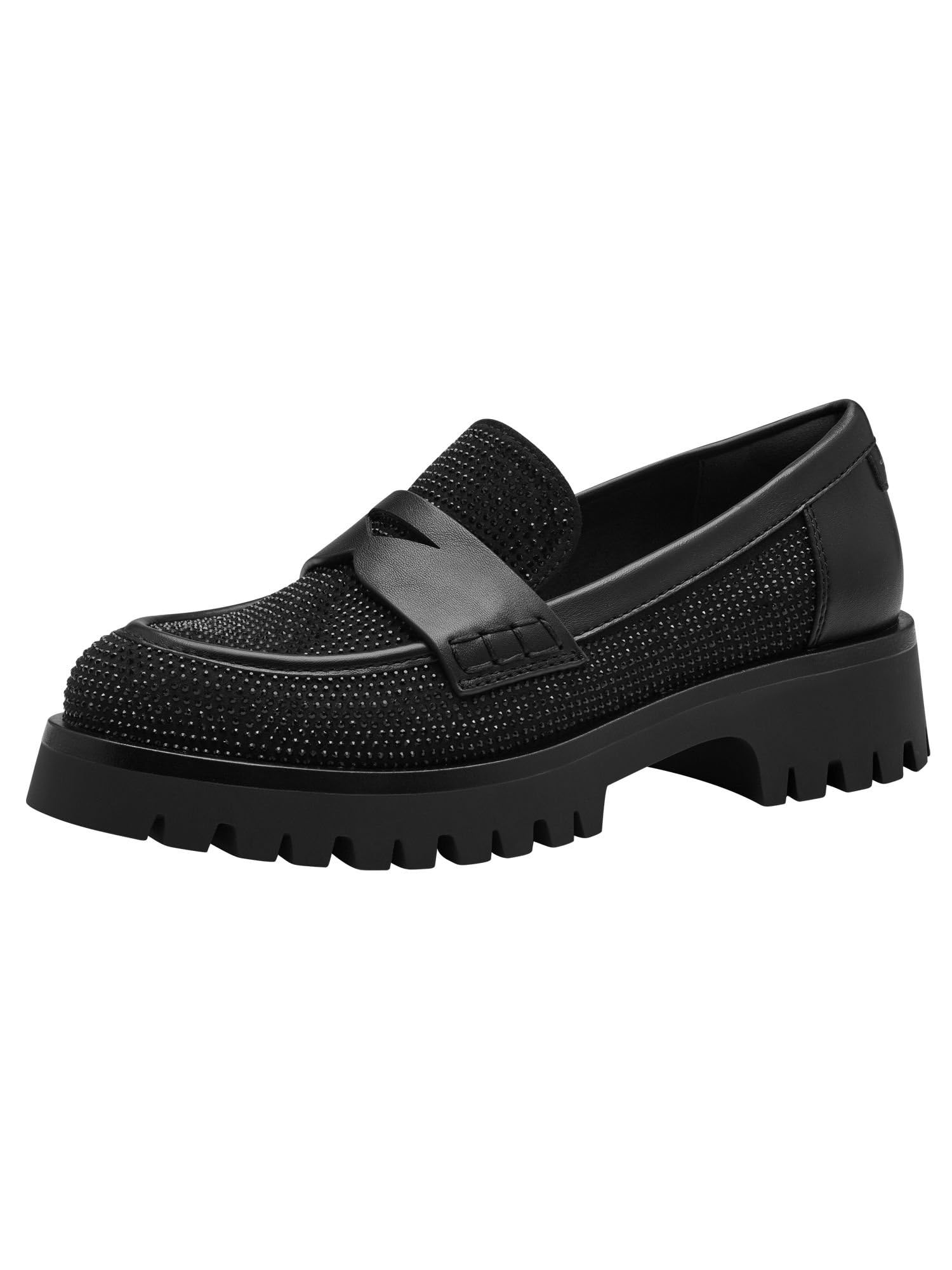 Tamaris Women's Slipper, Black Glam, 6.5 UK