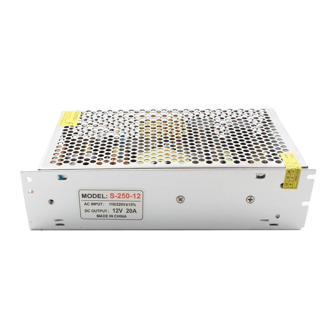 BW AC 110/220 V DC 12 V 20A 240 W interruptor de salida doble fuente de alimentación controlador para tira de luz LED