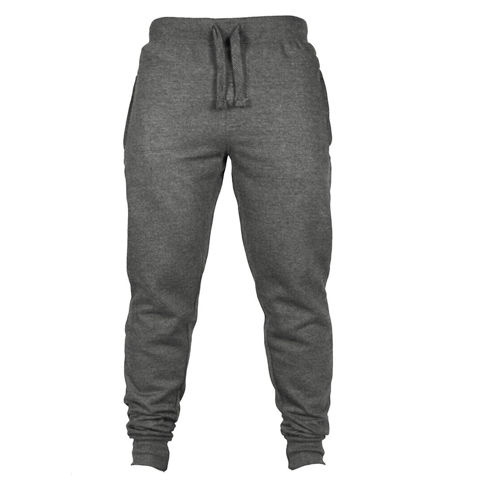 Sanahy Sweatpants for Men Relaxed Fit Joggers Sports Pants Athletic Workout Trousers Drawstring Track Pants Pockets