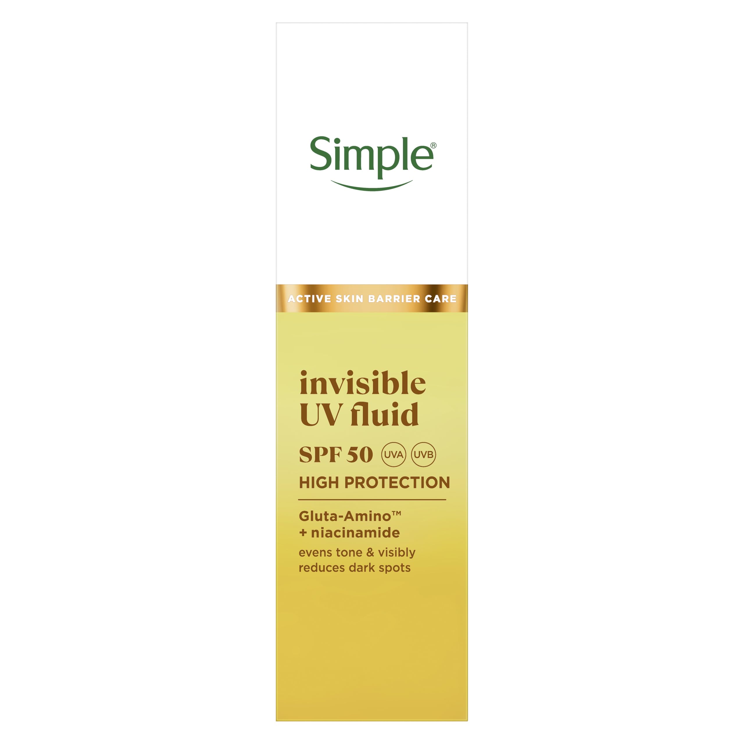 Simple Invisible UV Fluid SPF 50 40 ml