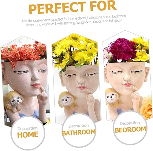 Miniatura 3 de ARTIBETTER 2 piezas de diseño creativo y exquisito de cactus decorativo para interiores plantas de cultivo encantadoras macetas para el hogar jarrón