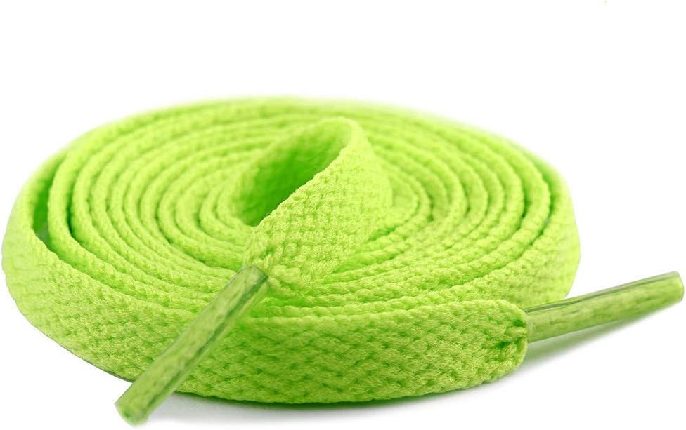 Solid Flat Shoelaces Athletic Shoe Laces Colors Strings 29 Colors 1 pair for Sneaker