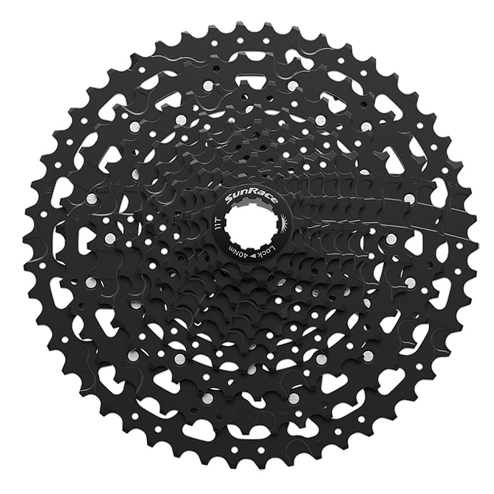 SunRace UX400 11-Speed LinkGlide-Cues Compatible U-Series Cassette, Black, HG-Spline, 11-50T