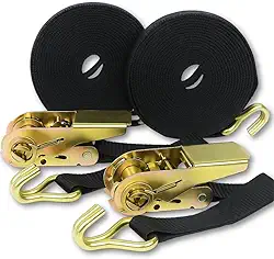 Cinta Catraca 800kg 4,6 Metros Amarração de Carga em Caminhão Carreta Camionete Moto com Gancho J em Aço Bicromatizado - Vale Cintas (1)