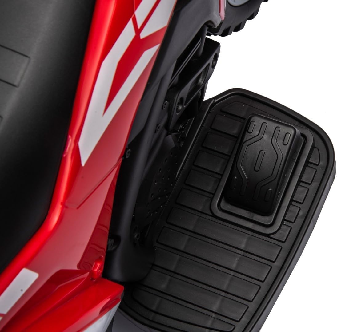 Moto da Cross Elettrica per Bambini Honda CRF450L 6V a 3 Ruote con Licenza Ufficiale – Clacson Mini Moto Giocattolo per 18–36