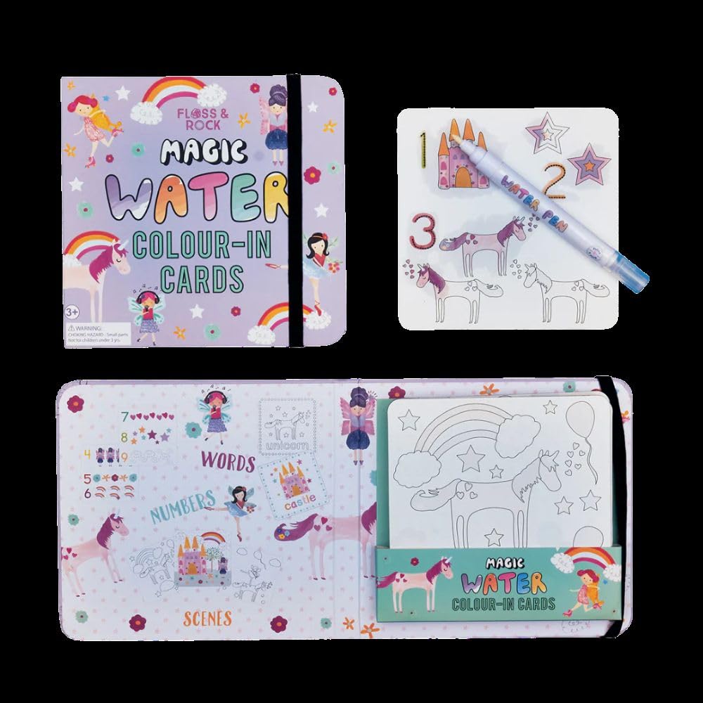 Photo 1 of Floss & Rock Pets Water Pen and Cards Kit (Fairy Unicorn)