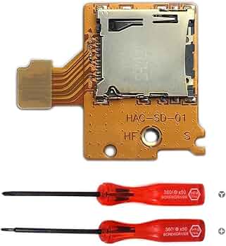Amazon.com: lenboes Micro TF SD Card Slot Replacement Repair Part