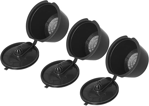 Miniatura 5 de Fdit Juego de filtros de café de cápsulas recargables para el hogar, herramienta reutilizable para cafetería Dolce Gusto, accesorio (1#)