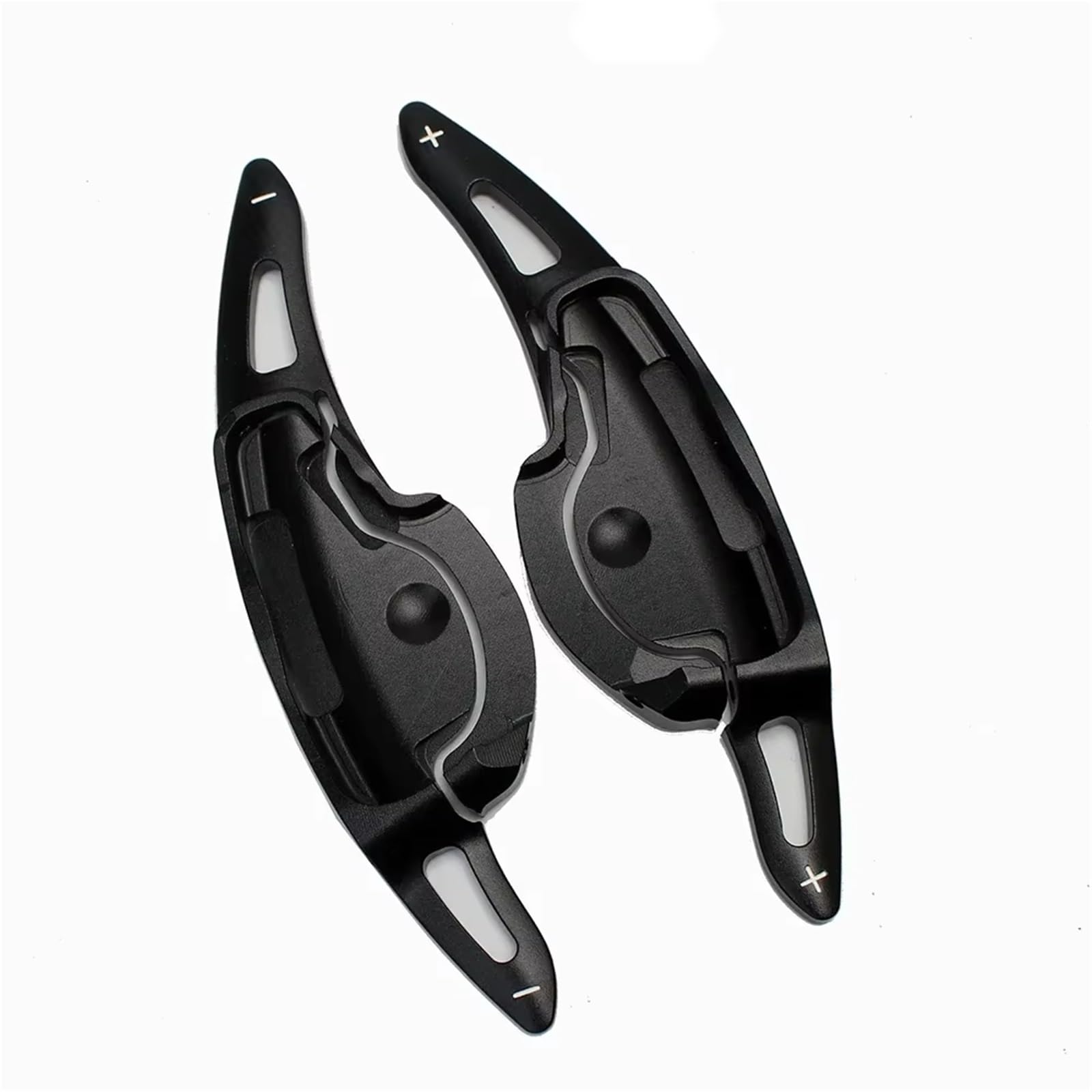 Pomuhye Black Auto Steering Wheel Paddles Compatible With Hyundai For Santafe For Tm 2018-2021 Hev Plug In Hybrid Car Steering Wheel Paddle Shifter Extension