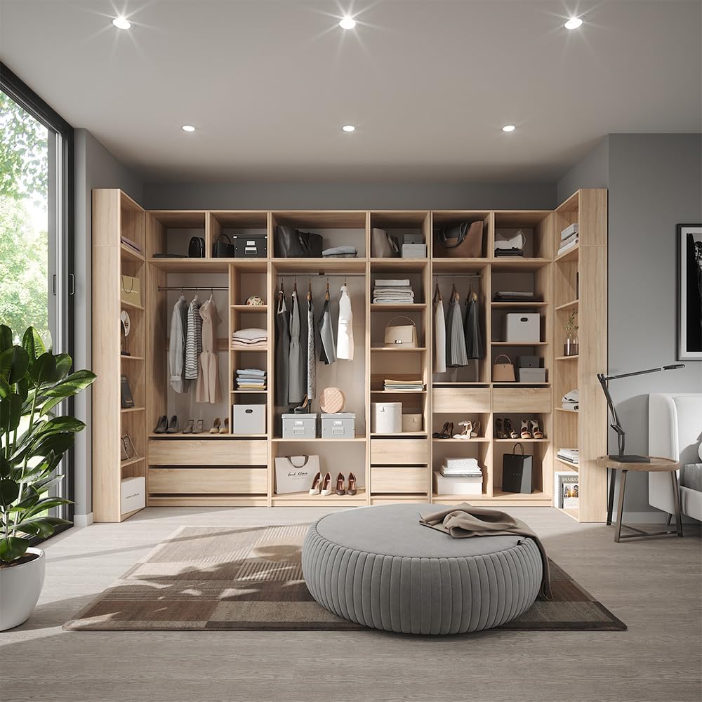 Vicco Kleiderschrank Elmo, Sonoma, 50 x 200 cm