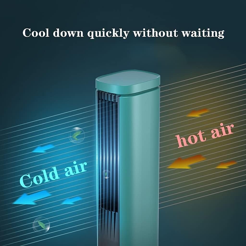 4-in-1 Air Cooler Fan, Air Purifier, Humidifier & Oscillating Air Conditioner with 60° Rotation, 4 Power Levels, Remote Control