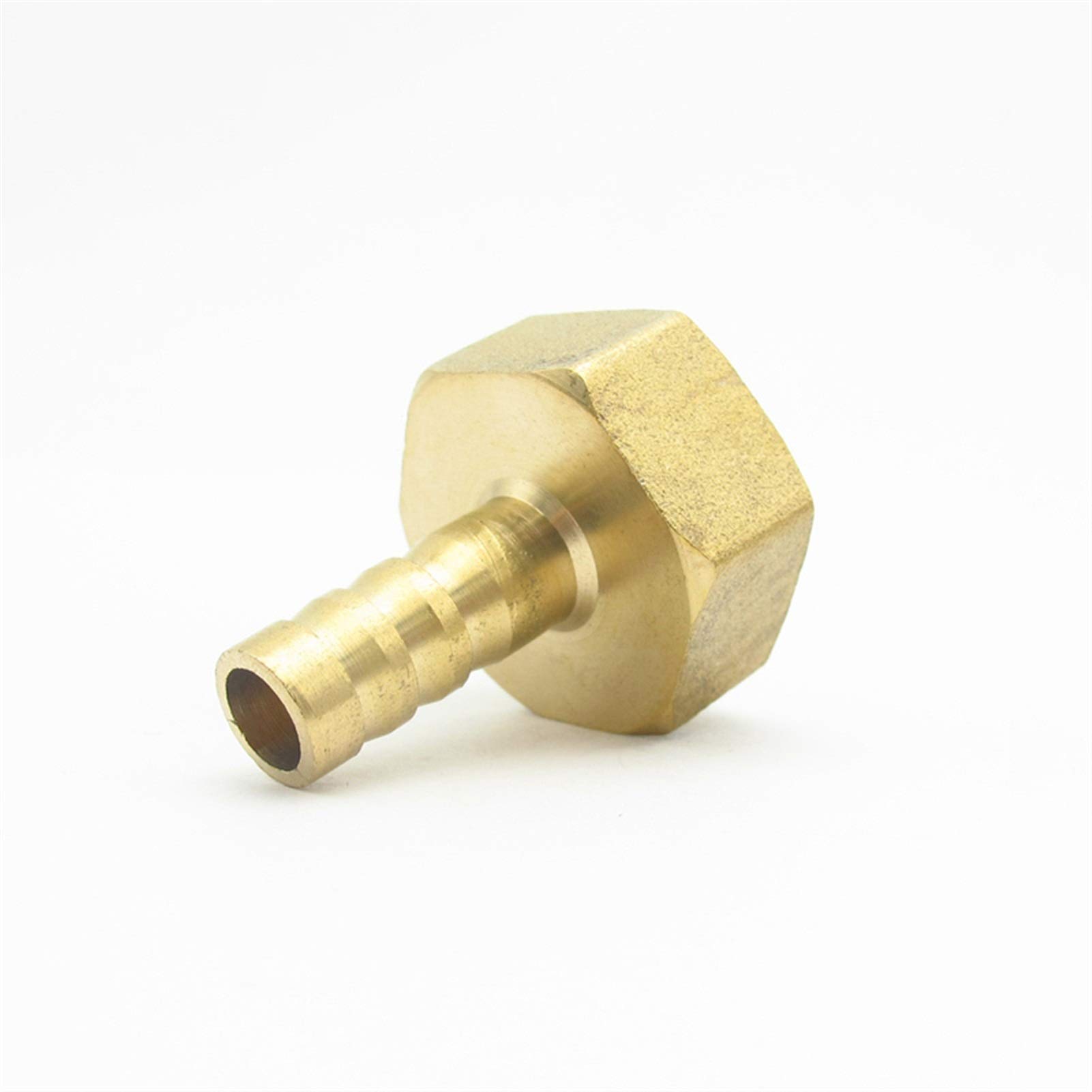 ERGAOBOY 2 pezzi raccordo per tubi in ottone, nipplo esagonale riduttore, connettore accoppiatore BSP maschio da 3/8 x 1/8 per acqua/olio/gas