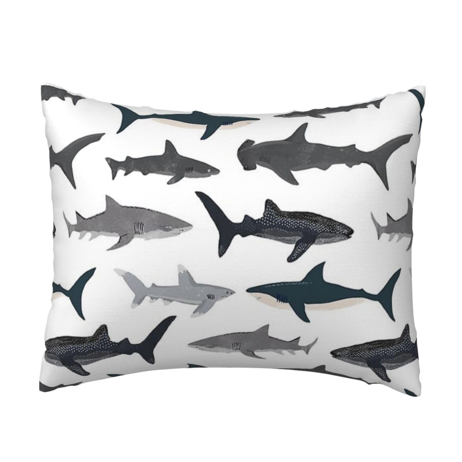 YFSGDLBN fish and shark printed Pillow Case 20x26in decorative Cushion Cover pillowcase