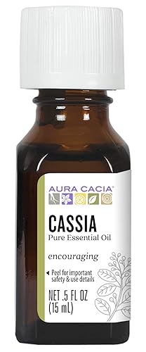 Aura Cacia Aceite Esencial Puro Corteza de Cassia - 0.5 fl oz