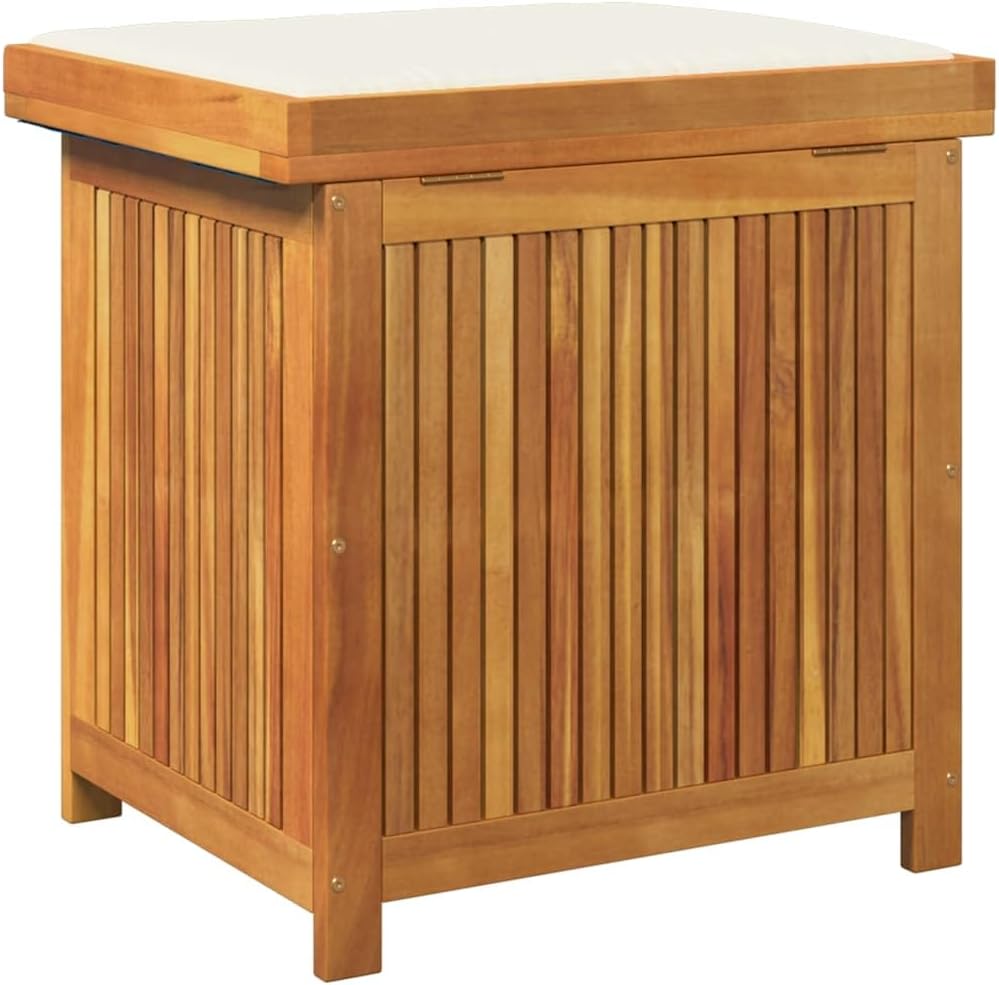 Cushion Box Cream White Outdoor Furniture Storage Boxes