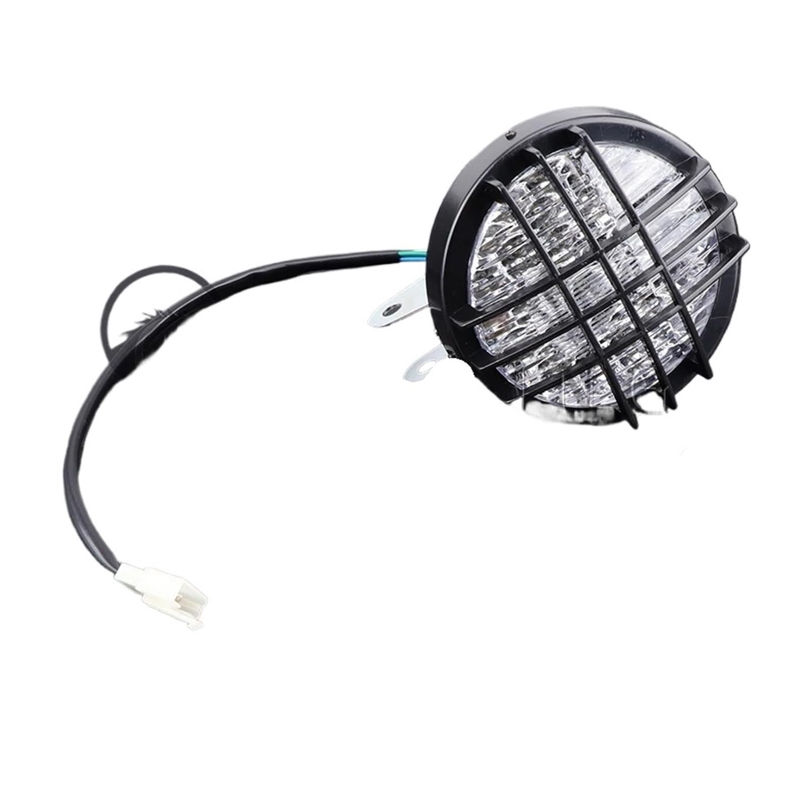 Pour 4 Roues Quad Dirt Bike ATV Dune Buggy 70/110/125/150/150cc2 Pièces 12V LED Phare Avant Lampe Phare Universel Moto