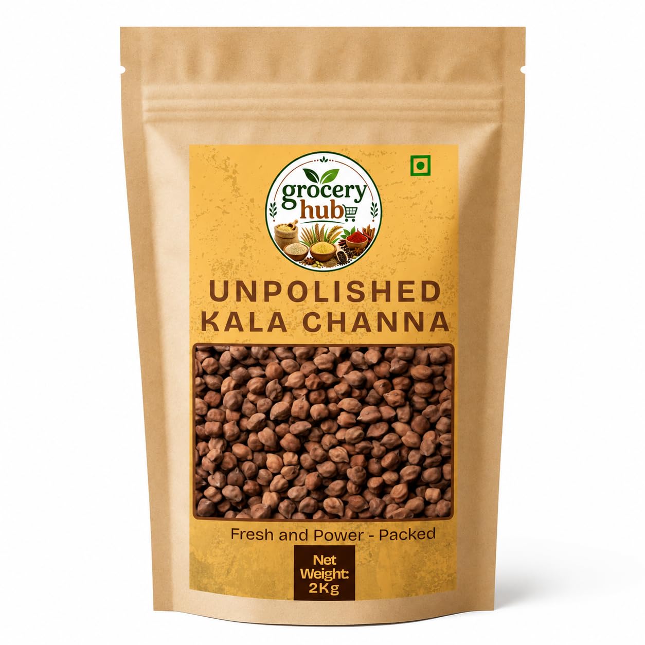 Grocery Hub Unpolished Kala Channa (Black Chickpeas) 2kg | Whole Black Chana | High Protein & High Fiber | Healthy Indian Pulses for Curry, Sprouts & Daily Cooking-image-41