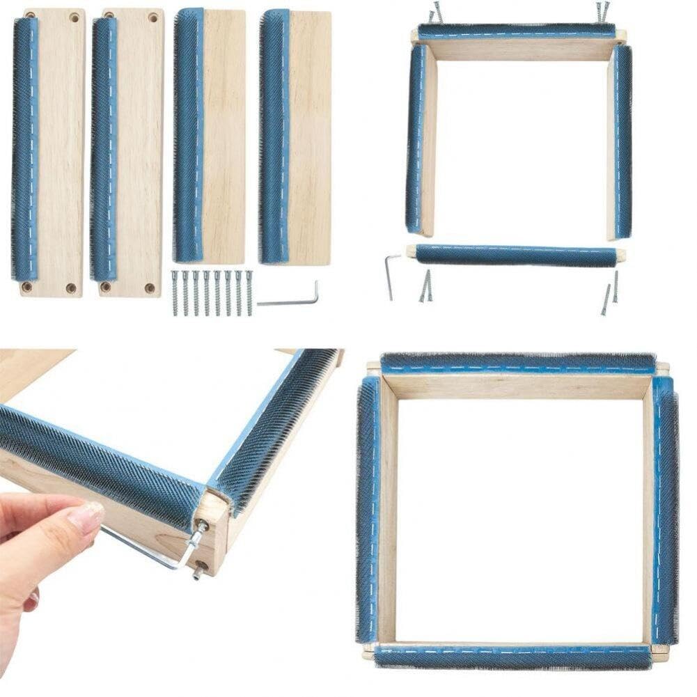 Aros De Bordado | Tiras De Madera para Punzonar Marco De Aguja con Aguja - Bastidor De Bordar con Tiras De Madera para Sastres Profesionales