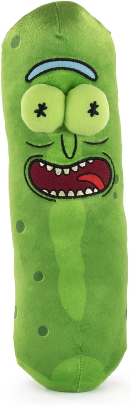 Play by Play Does Not Apply Pickle Rick & Morty Soft 32 cm Plush, Multicoloured, One Size (8425611392603)