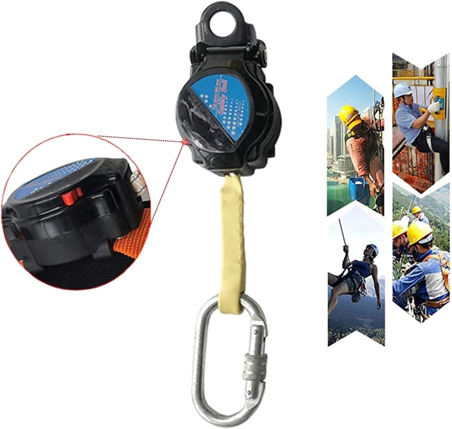 Self Retracting Lifeline, Retractable Cable Lanyard with