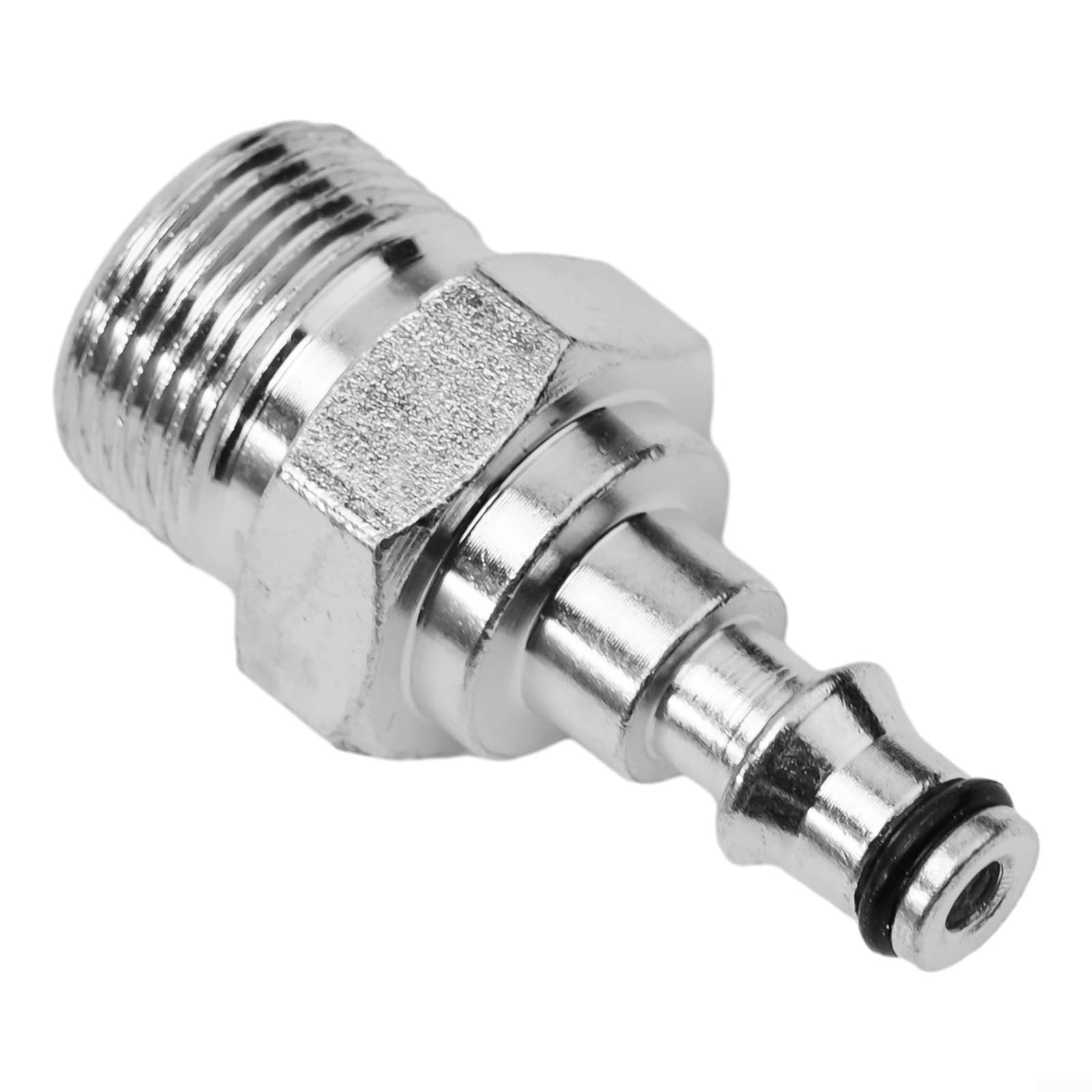 Adattatore per tubo idropulitrice a sgancio rapido per Lavor M14 M22 - connettore acqua in lega di ricambio - argento 14 x 12 x 9 mm/22 x 12 x 9 mm (per naso M14/piatto - M22) (adattatore M22)