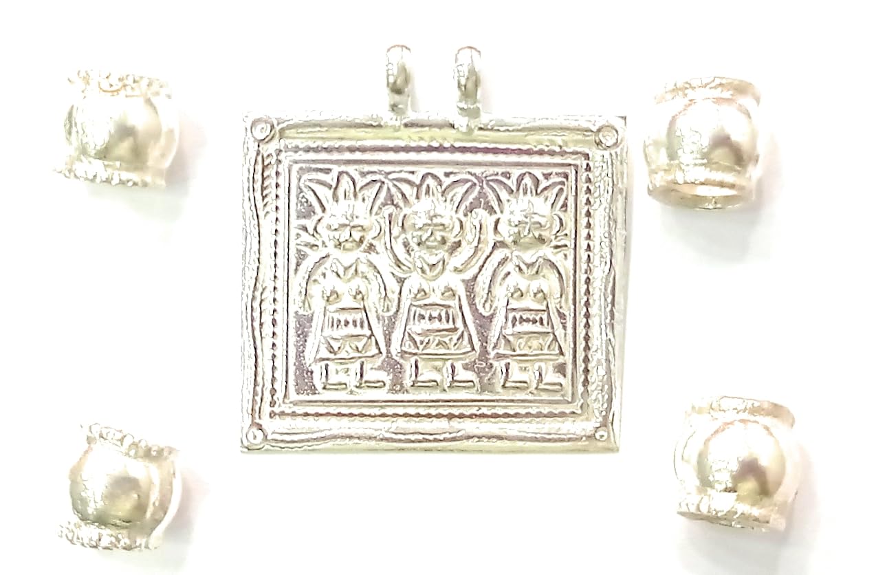 Ahoi Shyau Pendant Ahoi Beads Ahoi Mata Locket Ahoi Mata pendant Sahu Bachde Ahoi Mata Dane 4 BEADS