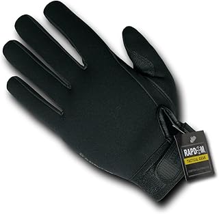 Rapdom Tactical All Weather Shooting Gloves, Black, Medium