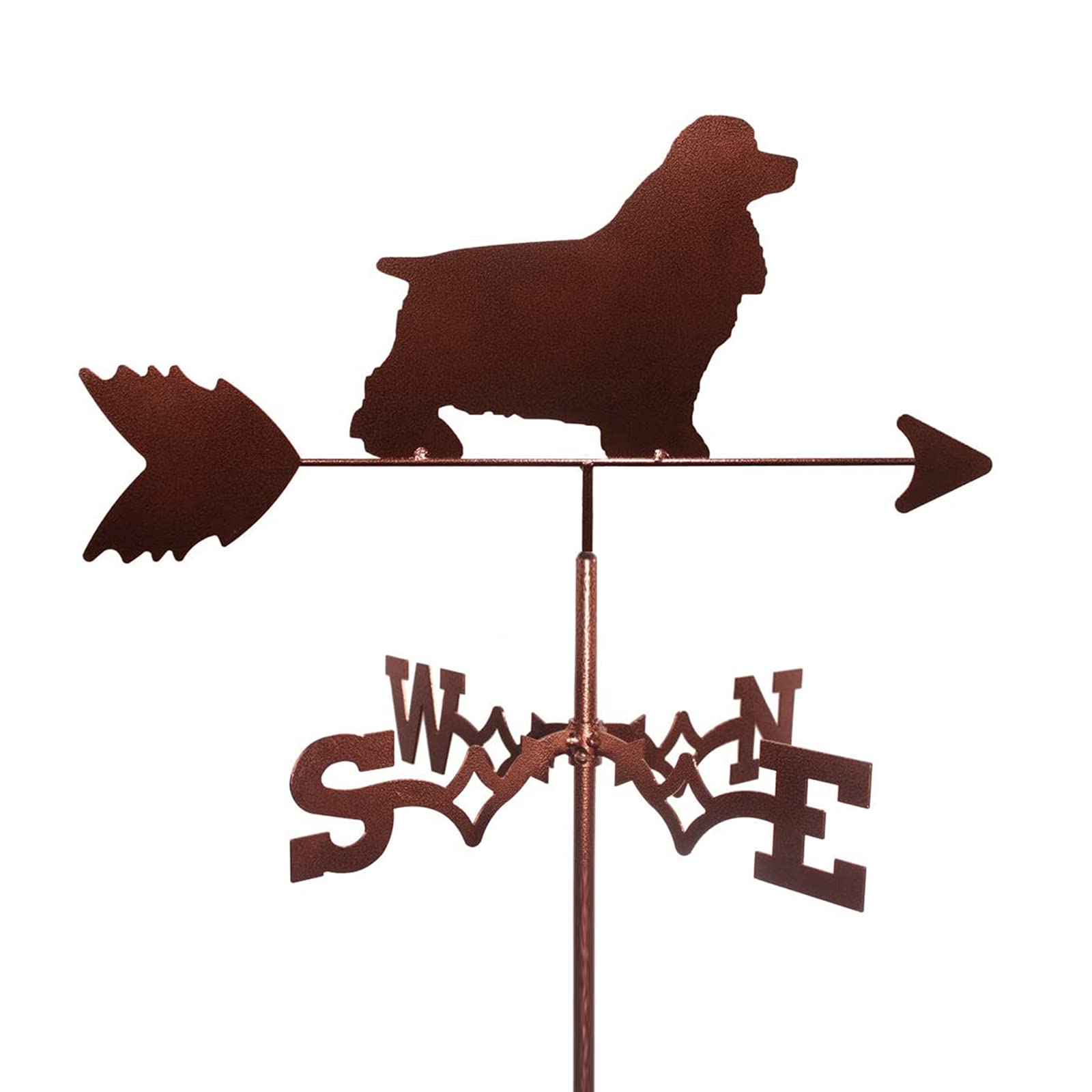 TAXXII Weather Vane Wind Animals Farm Retro Courtyard Metal Direction Indicator Indictor Outdoor Sheds Iron Yard Roof Barns Decoion Ind-Dog