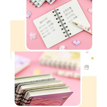 ノート　リング　新品未開封 Amazon | QQZSG リングノート A7メモ帳 ノートブック 横罫線入り