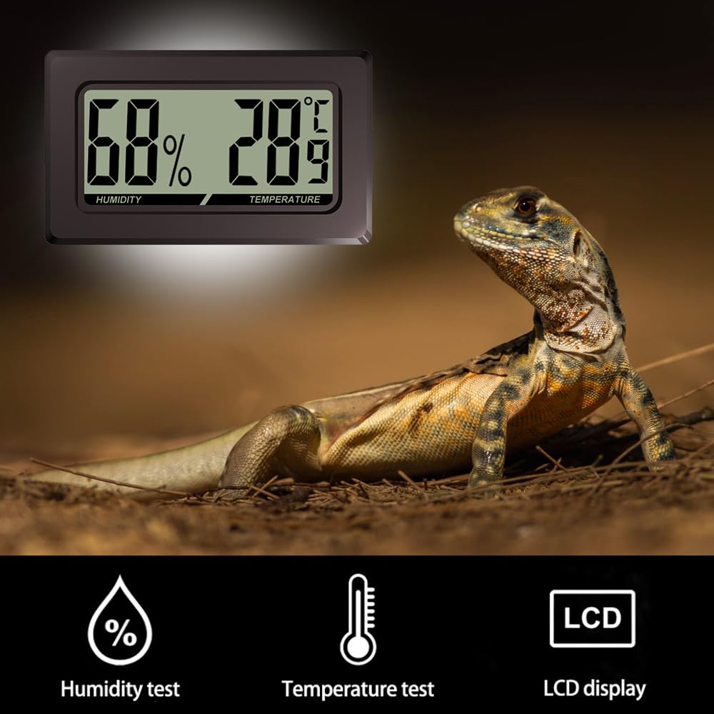 2 Pièces/3 Pièces Thermomètres Hygromètre Intérieur,Moniteur Numérique LCD de Jauge D'humidité Intérieure pour Humidificateurs Réfrigérateur Serre Jardin Cave Placard