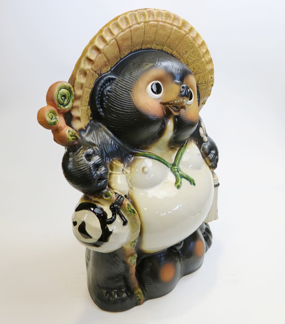 信楽焼 20号福狸 高さ65㌢ 古信楽 狸 たぬき タヌキ Amazon.co.jp: 福