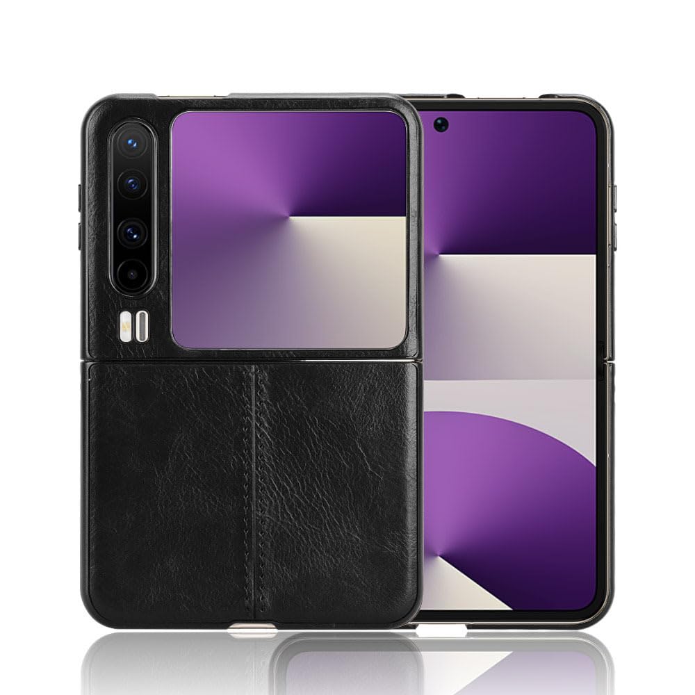 Ultracienkie etui do Huawei Pura X, matowe etui na telefon komórkowy, skórzane, odporne na pozostawianie odcisków palców, antypoślizgowe, miękkie etui ochronne, czarne, Pura X